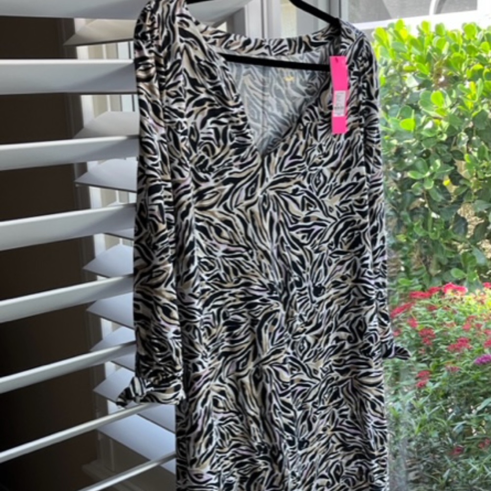 Lilly Pulitzer Dress, size XL, (Onyx Can You Zee Me)